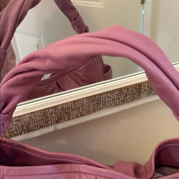 COACH Parker Hobo Bag Calf 13412 Coach Purple bag never used - Picture 3 of 9